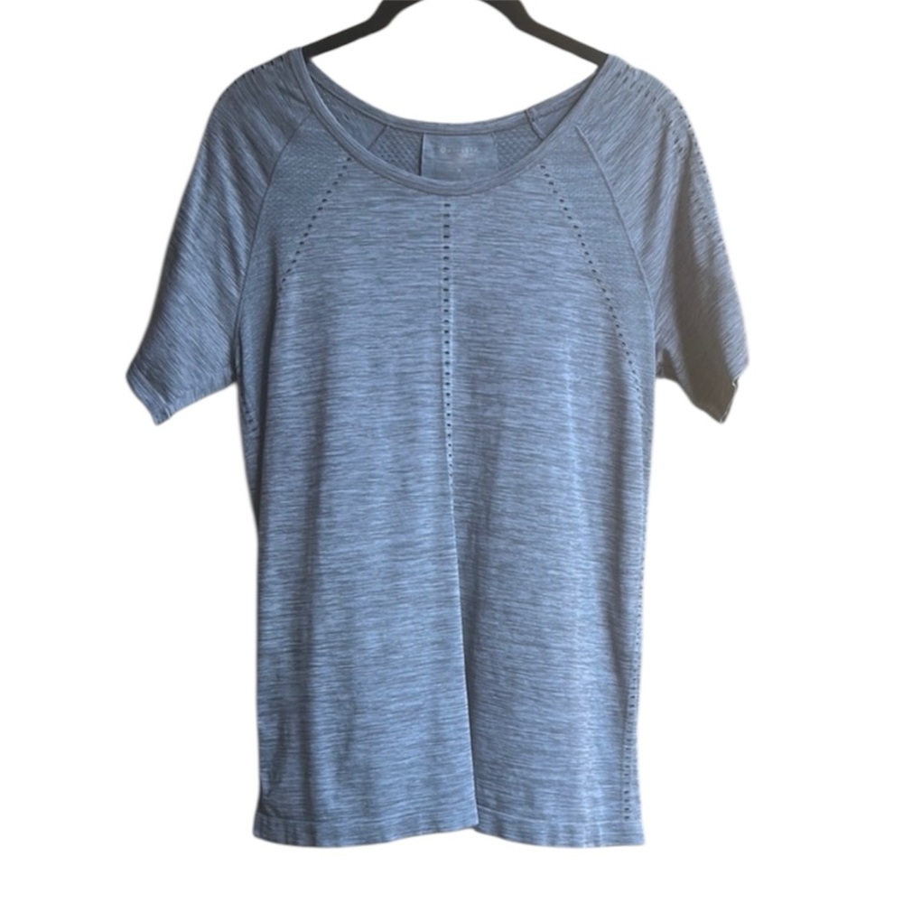Athleta Heather Gray Short Sleeve Tee Size Large